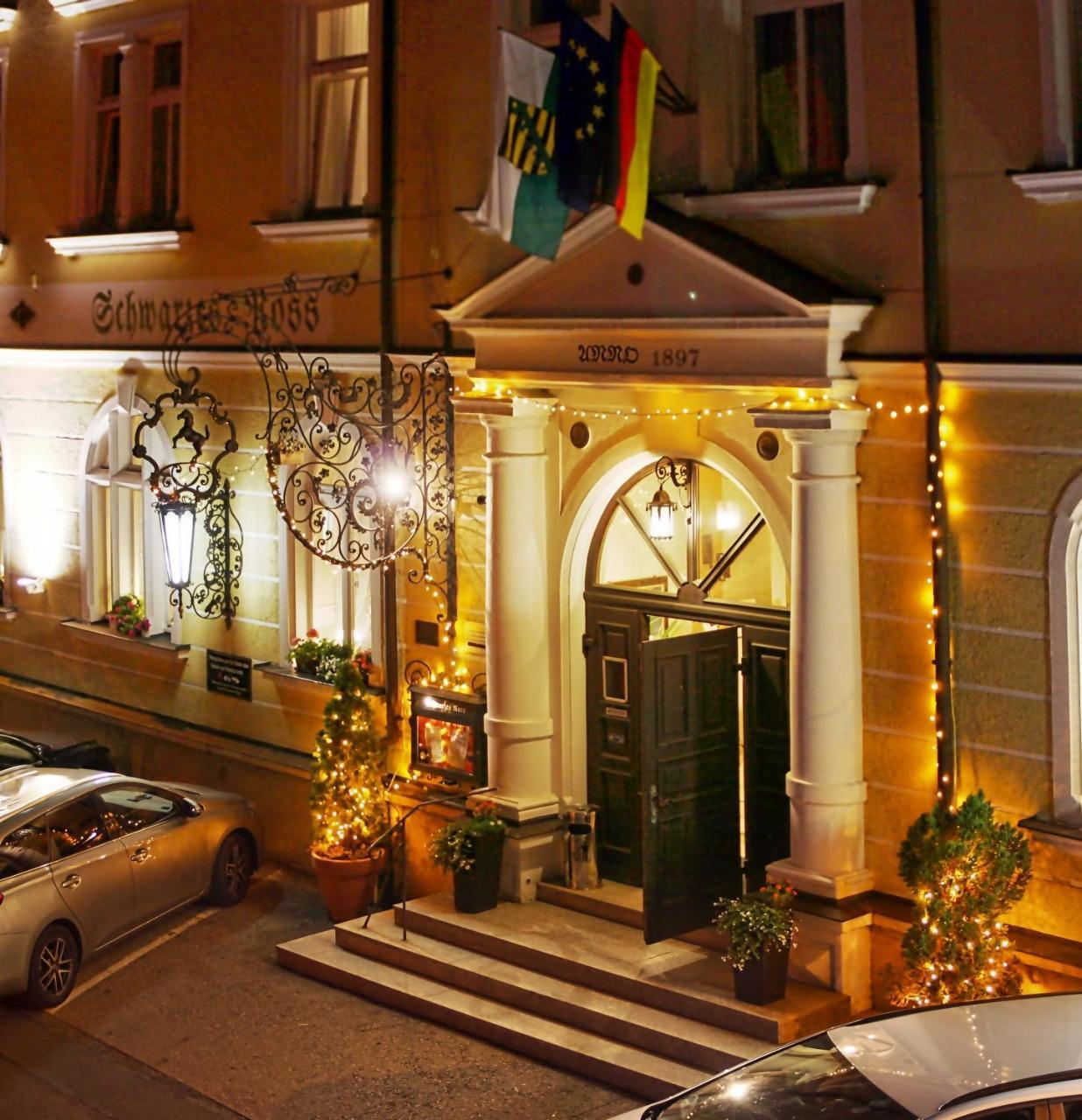 Hotel Schwarzes Ross Siebenlehn Esterno foto